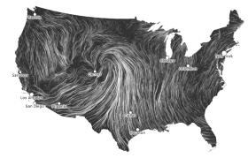 Wind Map Globe